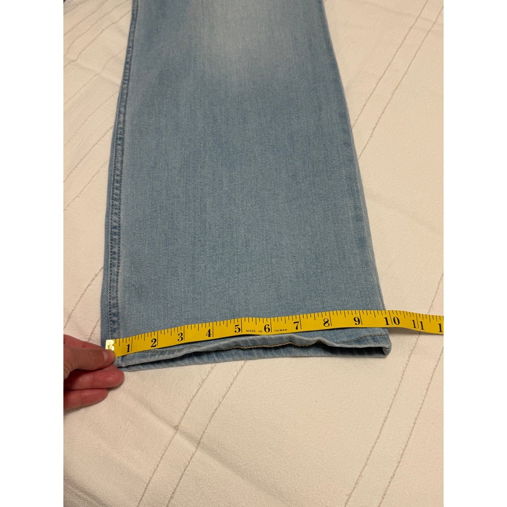 Old Navy Wow Wide Leg Jeans High Rise Light Wash Denim Blue Womens 6 - Picture 6 of 6